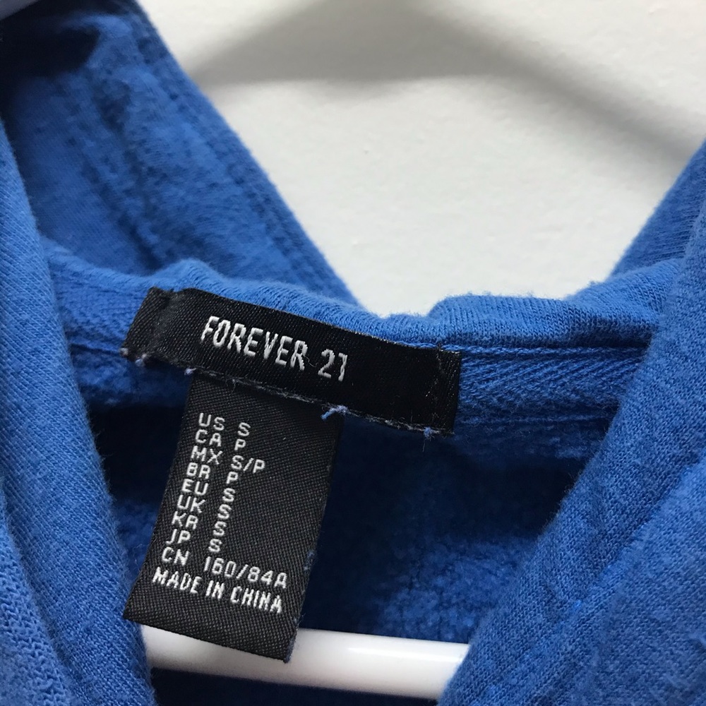 Blue crop top - Picture 3 of 3